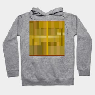 Geometric lines in discreet brown tones Hoodie